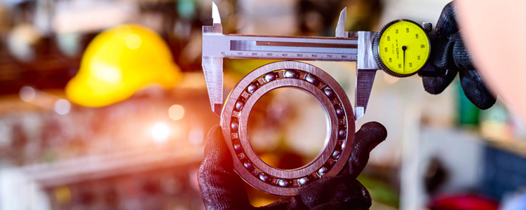 Kumpas ile hassas rulman ölçümü ve teknik tespit